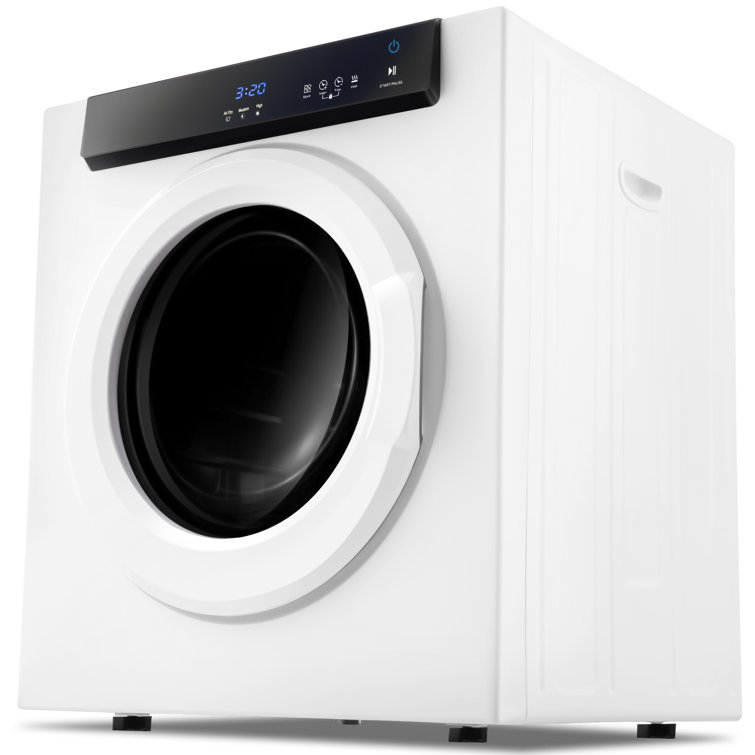 VIRUBI 3.23 Cubic Feet High Efficiency Electric Stackable Dryer in